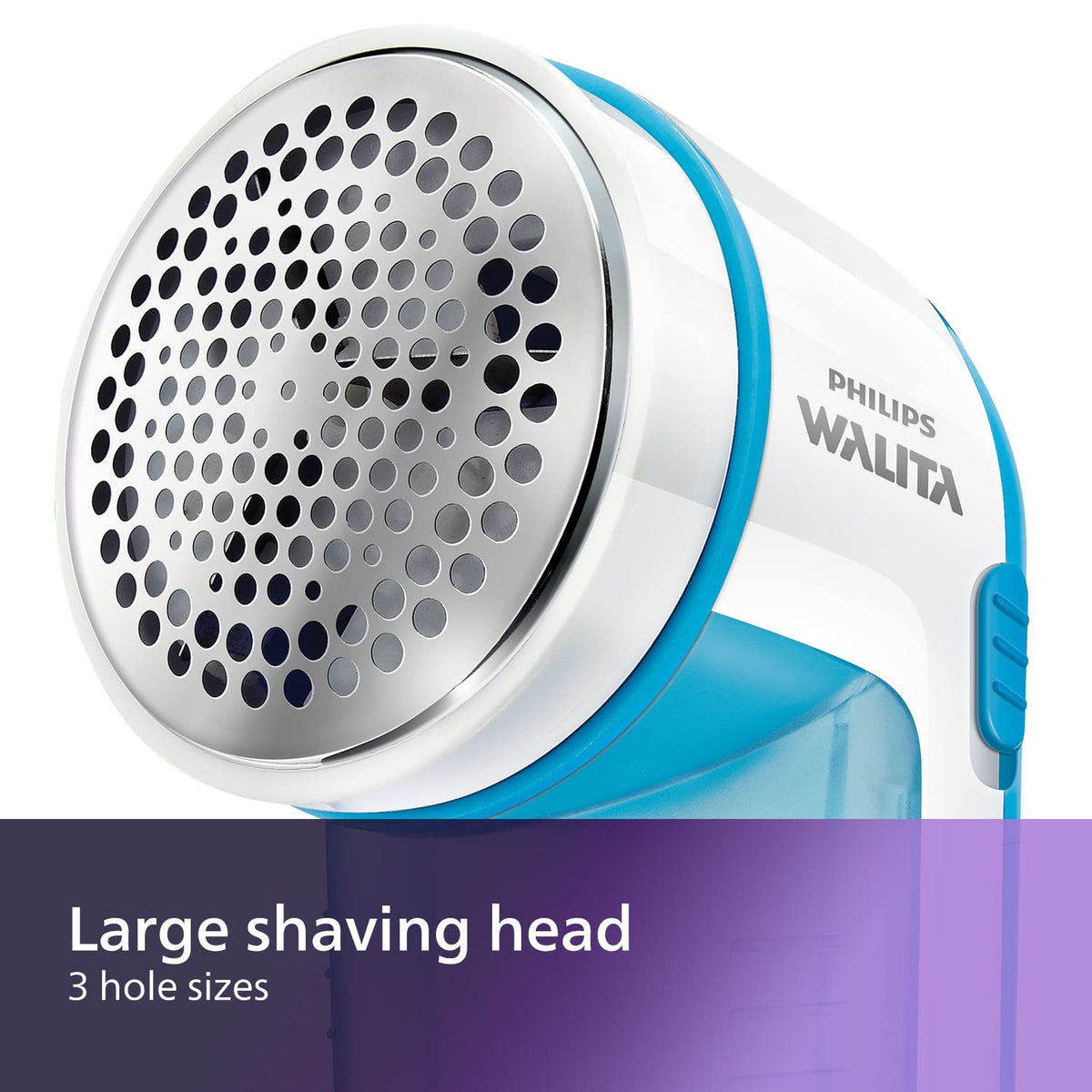 Philips Fabric Shaver, Removes Fabric Pills, Suitable for All Garments, Large Blade Surface, Cleaning Brush, Includes Batteries, Blue (GC026/00) 🍁 All In One Marketplace Canada