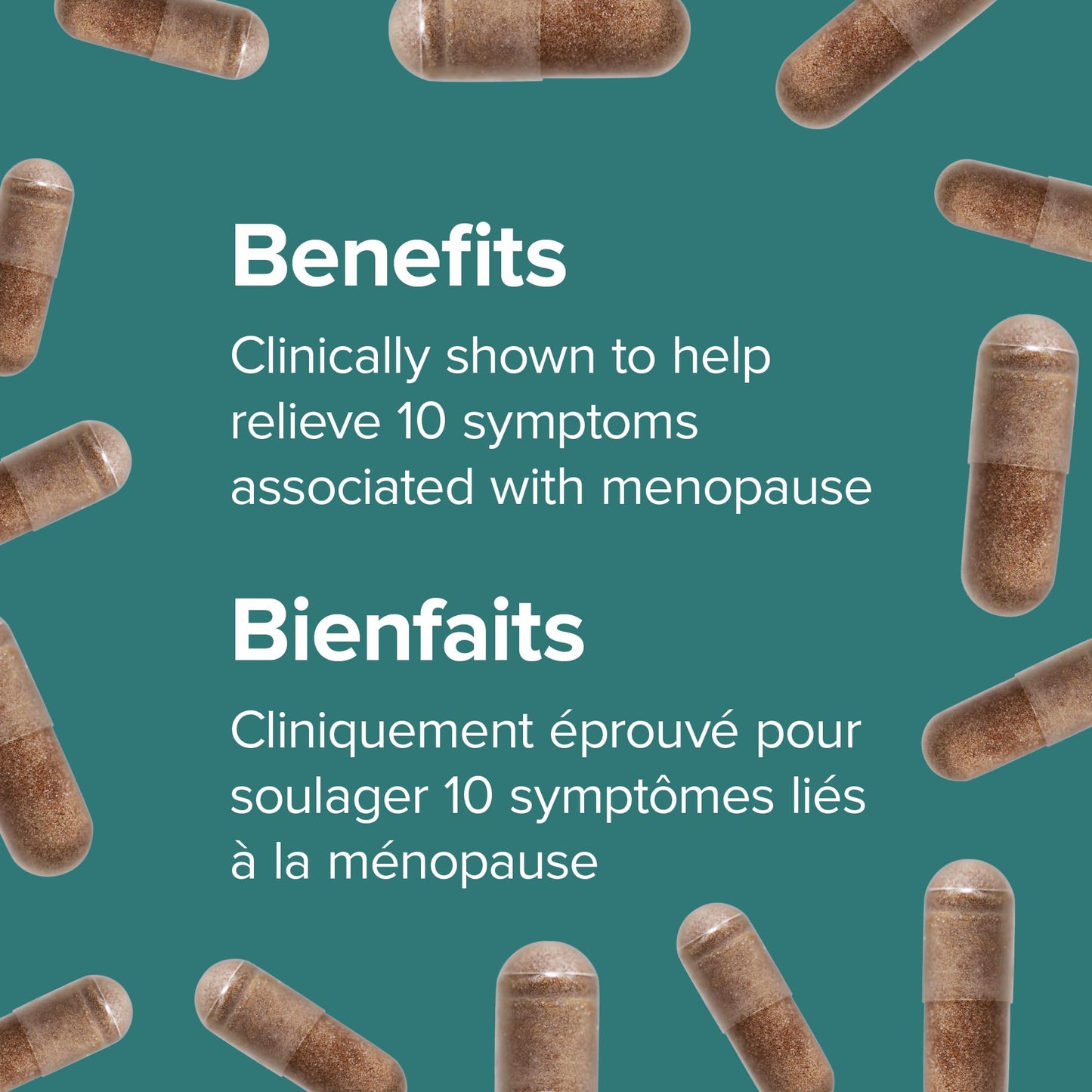 Webber Naturals Menopause Relief with EstroG-100, Multi-Symptom Support for Hot Flashes, Night Sweats, Mood & Sleep, Hormone-Free, Vegan 🍁 All In One Marketplace Canada