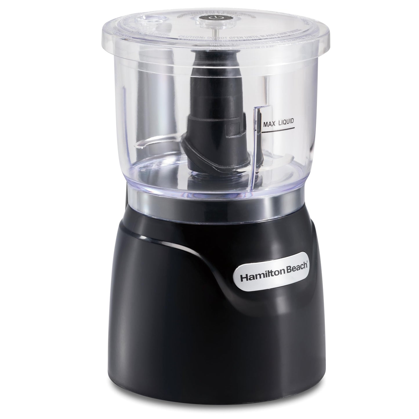 Hamilton Beach Stack & Press Food Chopper & Mini Food Processor, 350 Watts, 3 Cup Bowl, Stainless Steel Blades, for Chopping, Puree & Emulsify, Black, 72850G 🍁 All In One Marketplace Canada