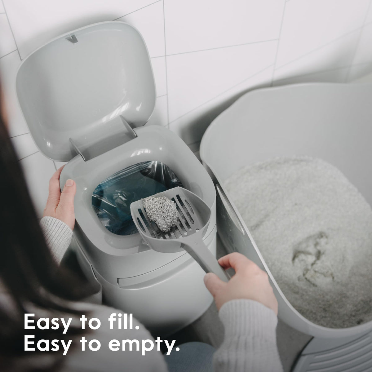 Litter Genie Easy Roll Pail with Easy Roll Refill, 24 Bags 🍁 All In One Marketplace Canada