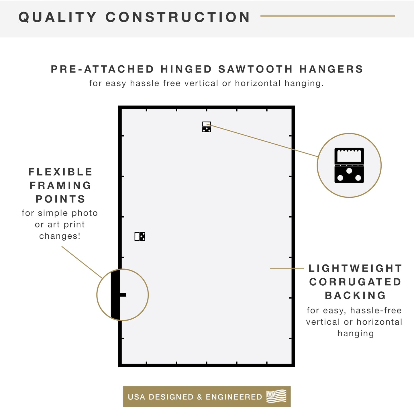 MCS 65549 Trendsetter Poster Frame, 24 by 36-Inch, Black 🍁 All In One Marketplace Canada