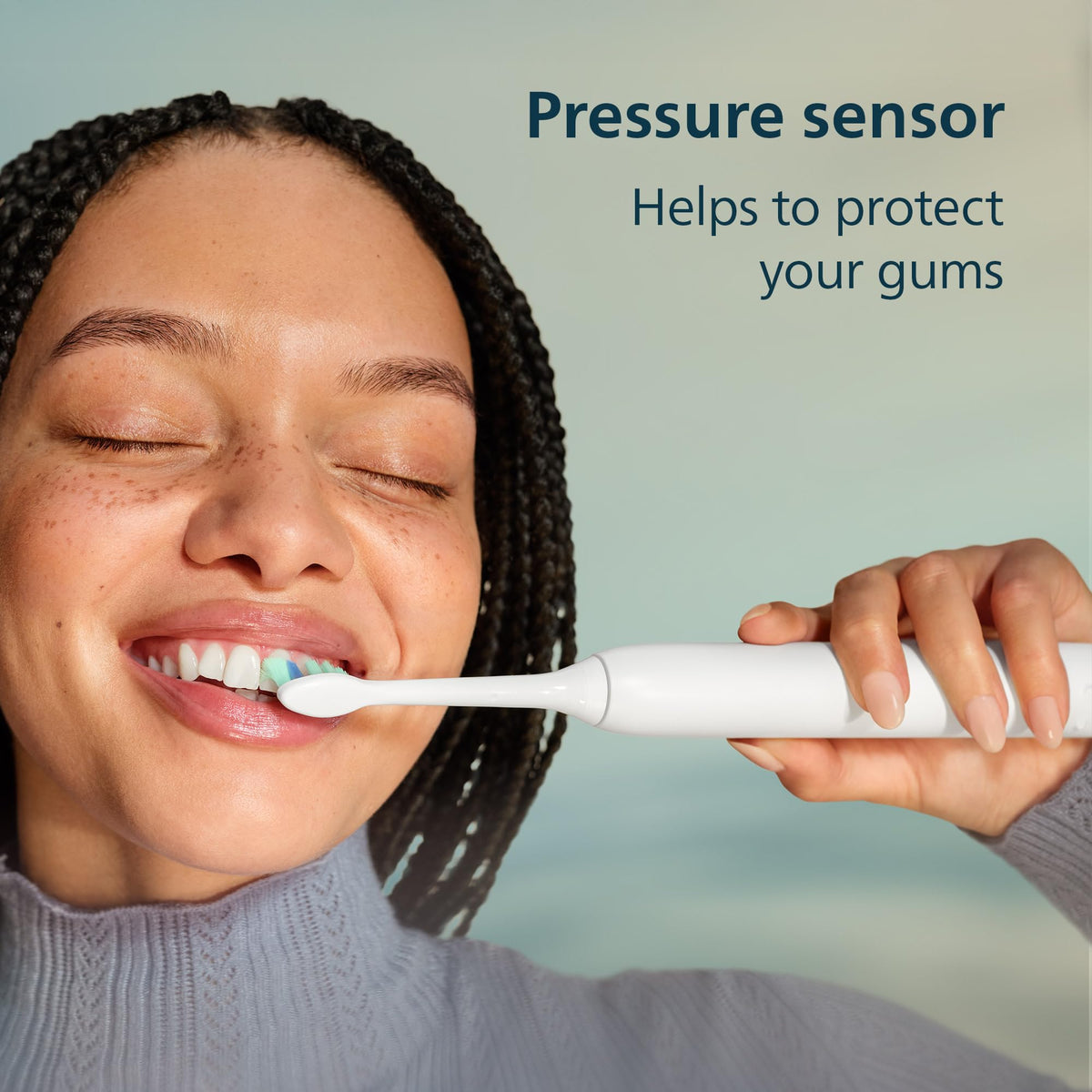 Philips Sonicare 4100 Power Toothbrush, Rechargeable Electric Toothbrush with Pressure Sensor, White HX3681/23 🍁 All In One Marketplace Canada