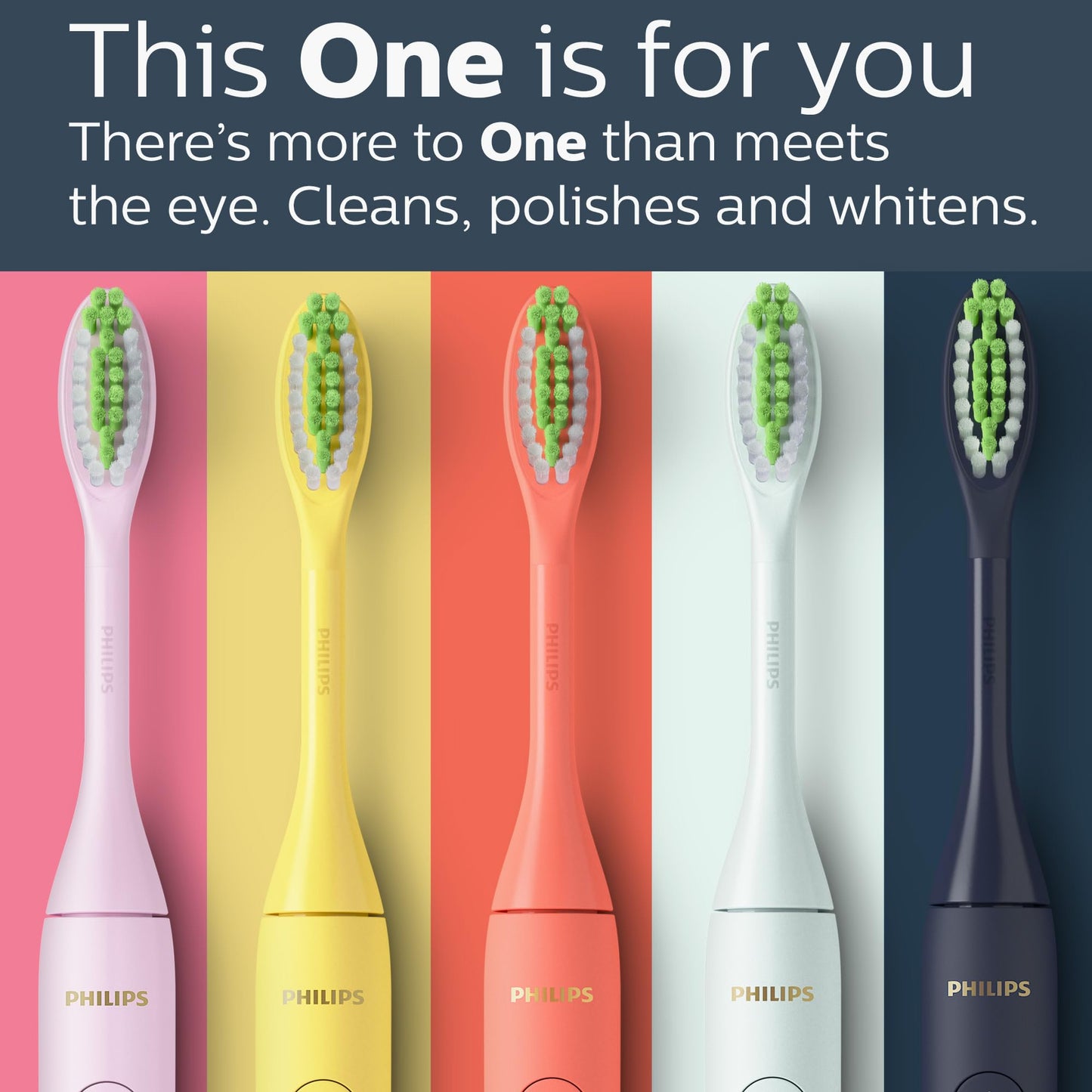 Philips One by Sonicare Battery Electric Toothbrush, Pink, HY1100/06 🍁 All In One Marketplace Canada