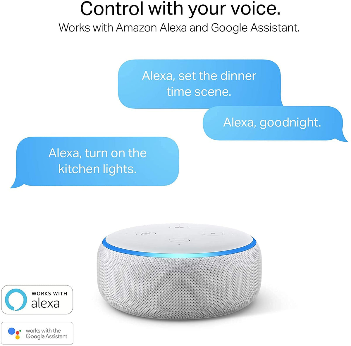 Kasa Smart Plug Power Strip by TP-Link (KP303) - Surge Protector with 3 Smart Outlets and 2 USB Ports, Works with Alexa Echo and Google Home, 2.4 Ghz Wifi Required, No Hub Required 🍁 All In One Marketplace Canada