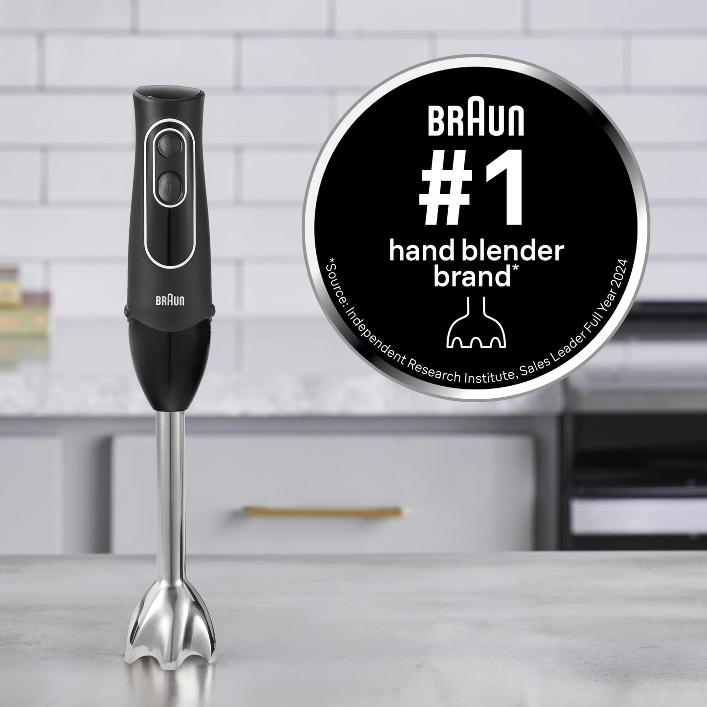 Braun MQ505 Immersion Hand Blender w/Whisk & Beaker, Dual Speed, 350W 🍁 All In One Marketplace Canada