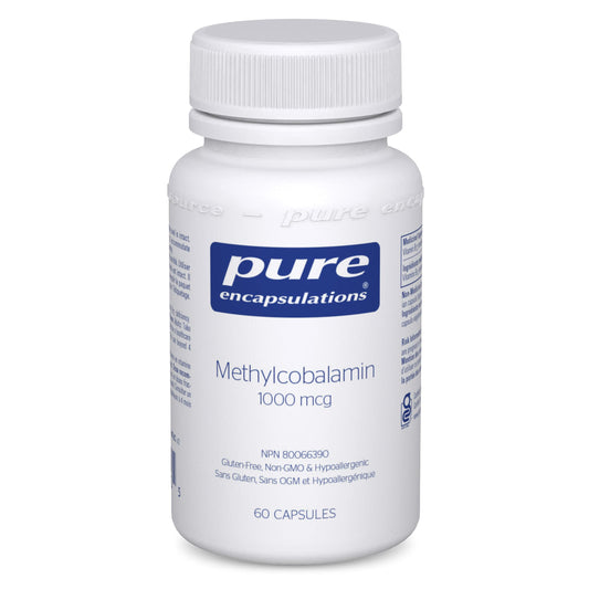 Pure Encapsulations Methylcobalamin 1,000 mcg - Vitamin B12 Supplement - Premium Vitamin B12 Capsules - 60 Capsules 🍁 All In One Marketplace Canada