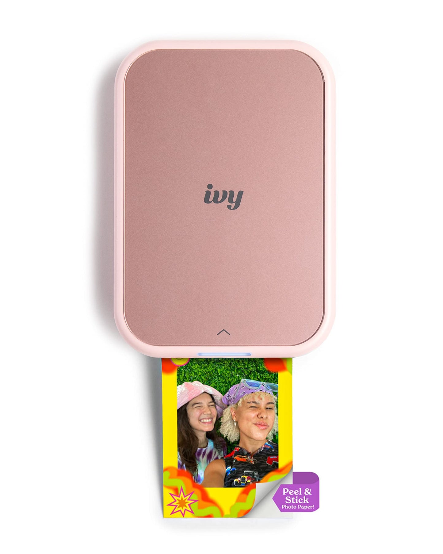 Canon Ivy 2 Mini Photo Printer (Blush Pink), Bluetooth Portable Smartphone Printer for iOS & Android, Bundle with 110 Zink Sticky-Back Photo Prints, LED Light Bar, Protective Case & USB Cable 🍁 All In One Marketplace Canada