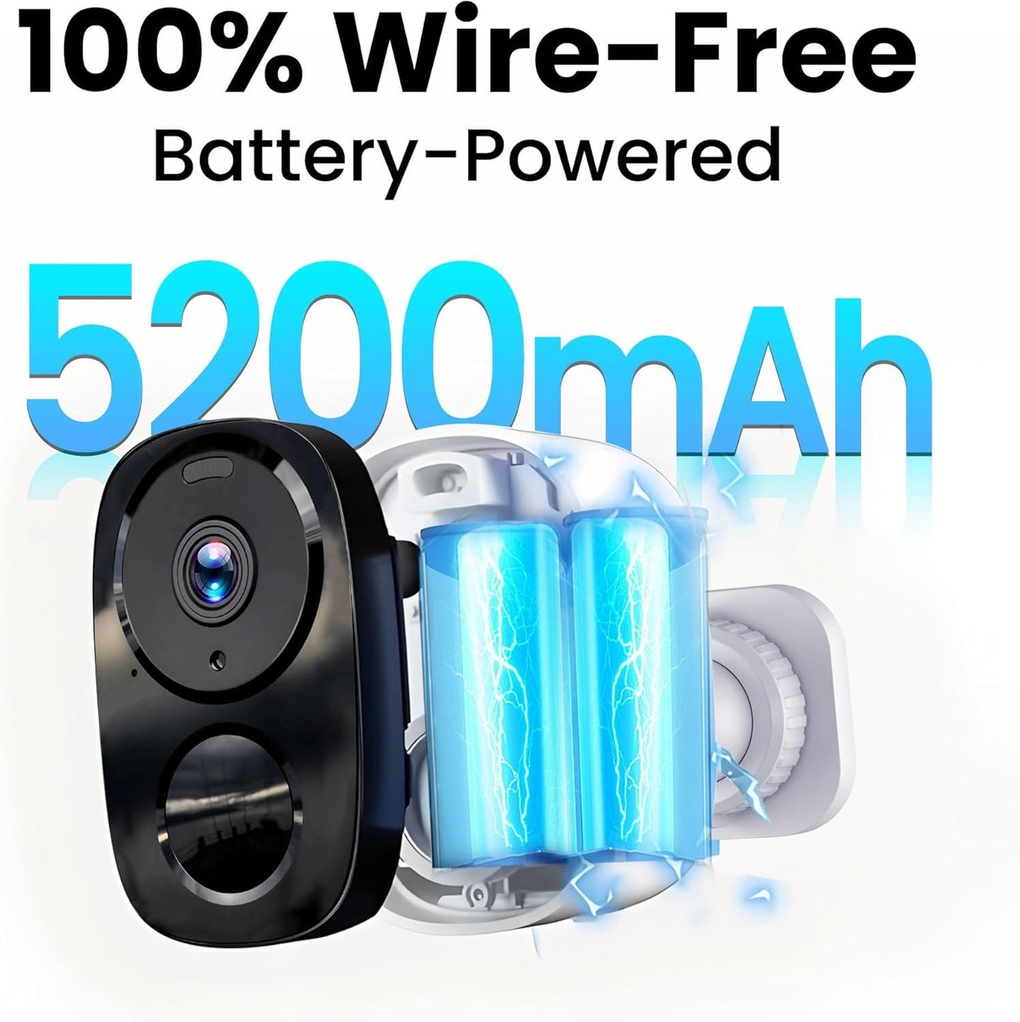 2026 Upgraded 2K Security Cameras Wireless Outdoor, Free Cloud Storage, 1-5 Months Battery Life, AI Motion Detection Spotlight Siren Alarm WiFi Surveillance Outdoor Camera, 2-Way Talk, Waterproof 🍁 All In One Marketplace Canada