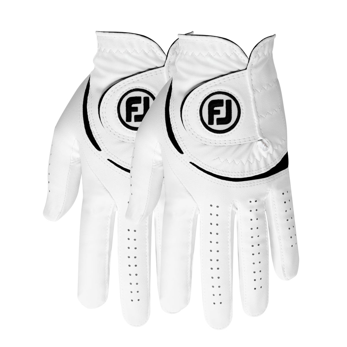FootJoy Men's WeatherSof 2-Pack Golf Glove, White, Large, Worn on Right Hand 🍁 All In One Marketplace Canada