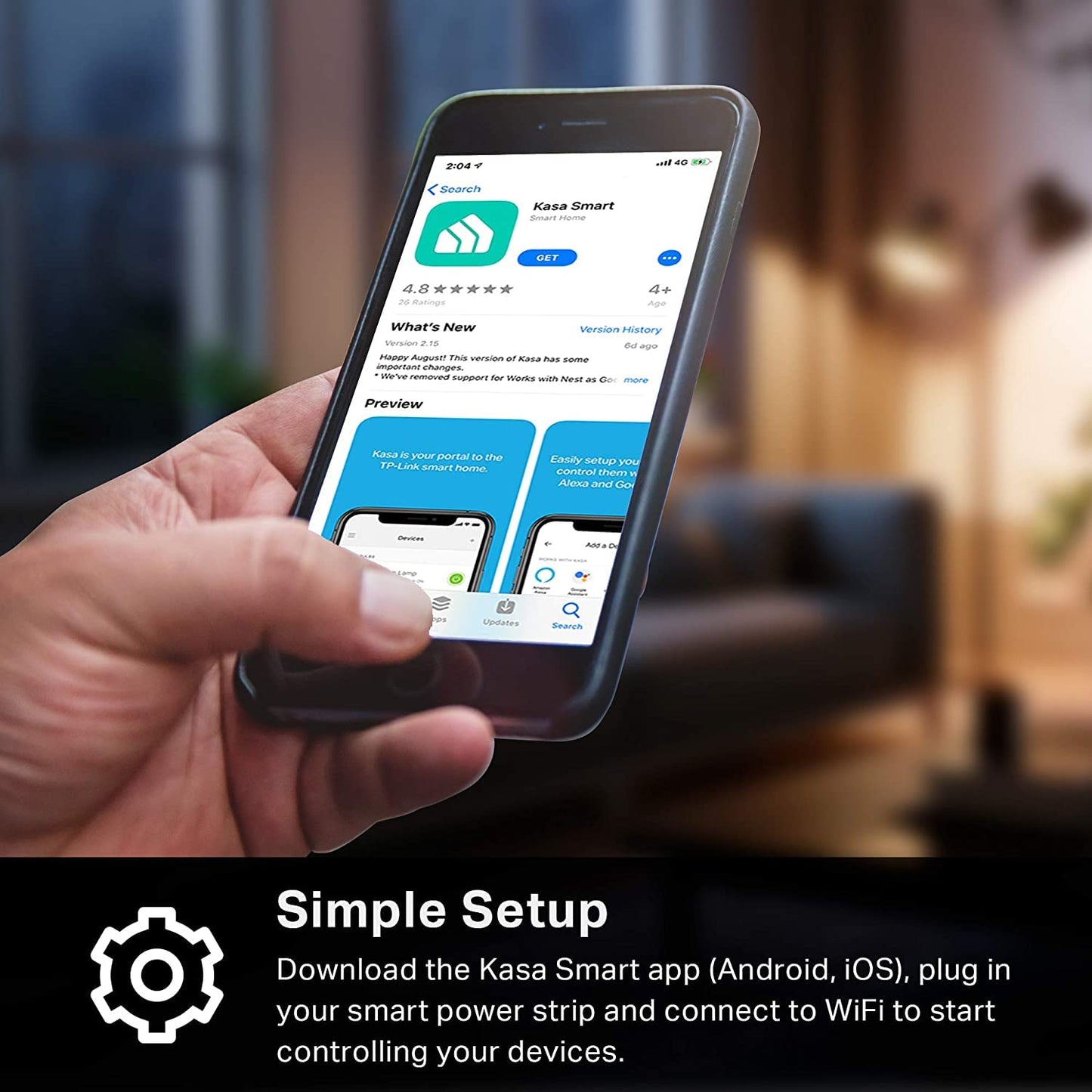 Kasa Smart Plug Power Strip by TP-Link (KP303) - Surge Protector with 3 Smart Outlets and 2 USB Ports, Works with Alexa Echo and Google Home, 2.4 Ghz Wifi Required, No Hub Required 🍁 All In One Marketplace Canada