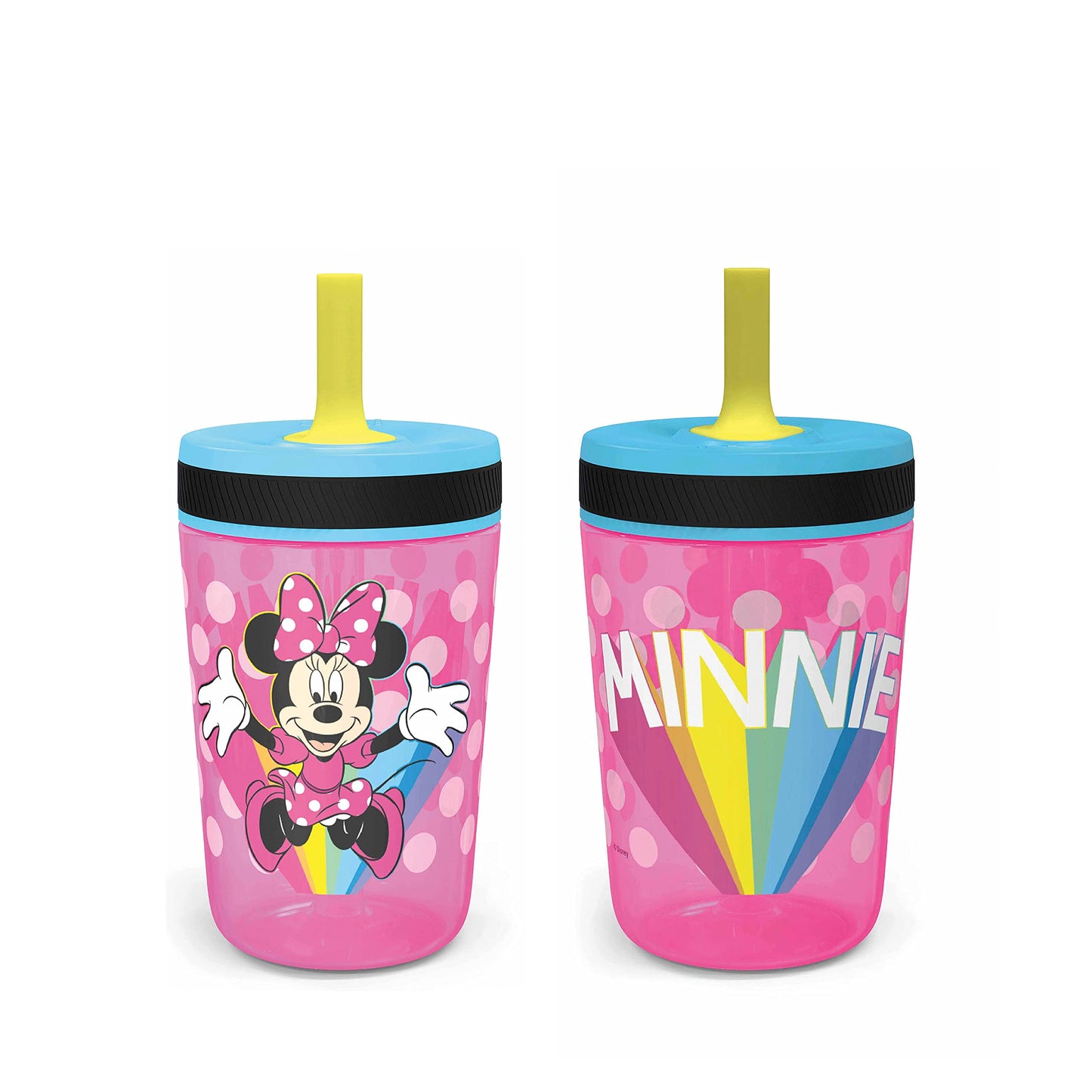 Zak Designs Disney Minnie Kelso 15oz Leak-Proof Toddler Straw Cups, 2-Pack 🍁 All In One Marketplace Canada