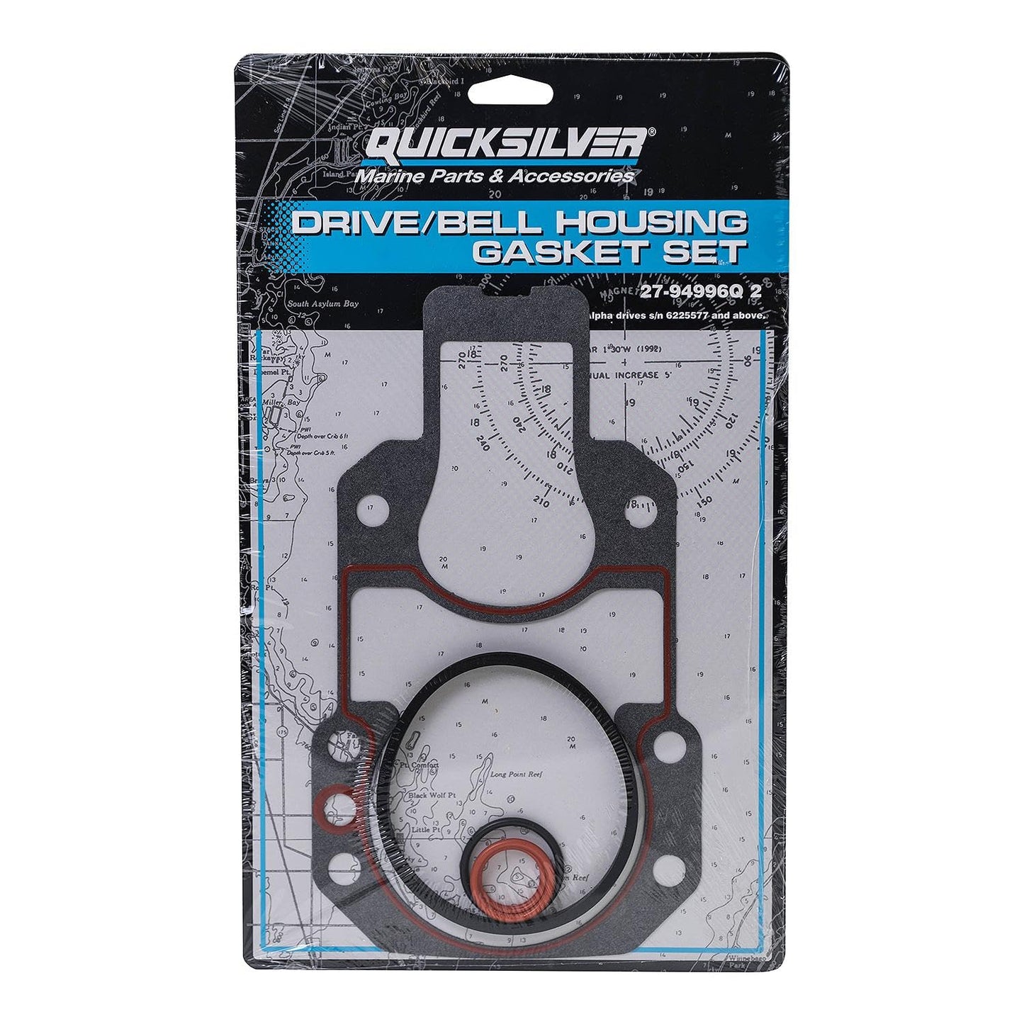 Quicksilver 94996Q2 Bell Housing Installation Gasket Kit for MerCruiser R, MR and Alpha One Gen II Drives 🍁 All In One Marketplace Canada