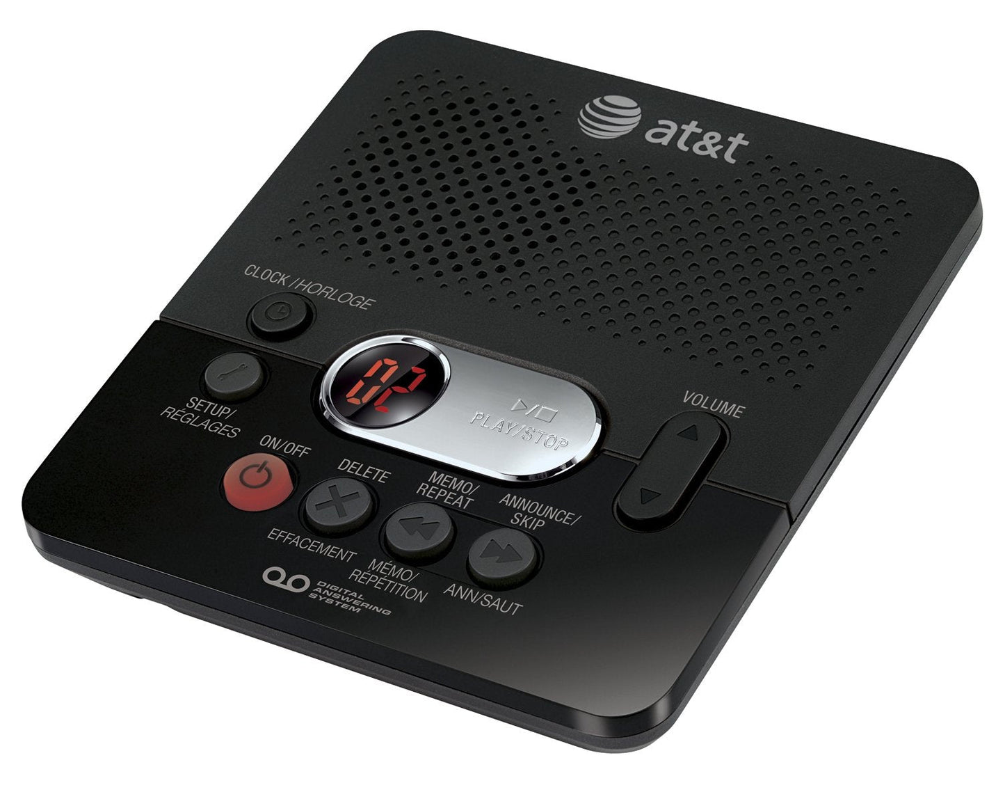 AT&T Digital Answering Machine with 60 Minutes Record Time and Time/Date Stamp, Black 🍁 All In One Marketplace Canada