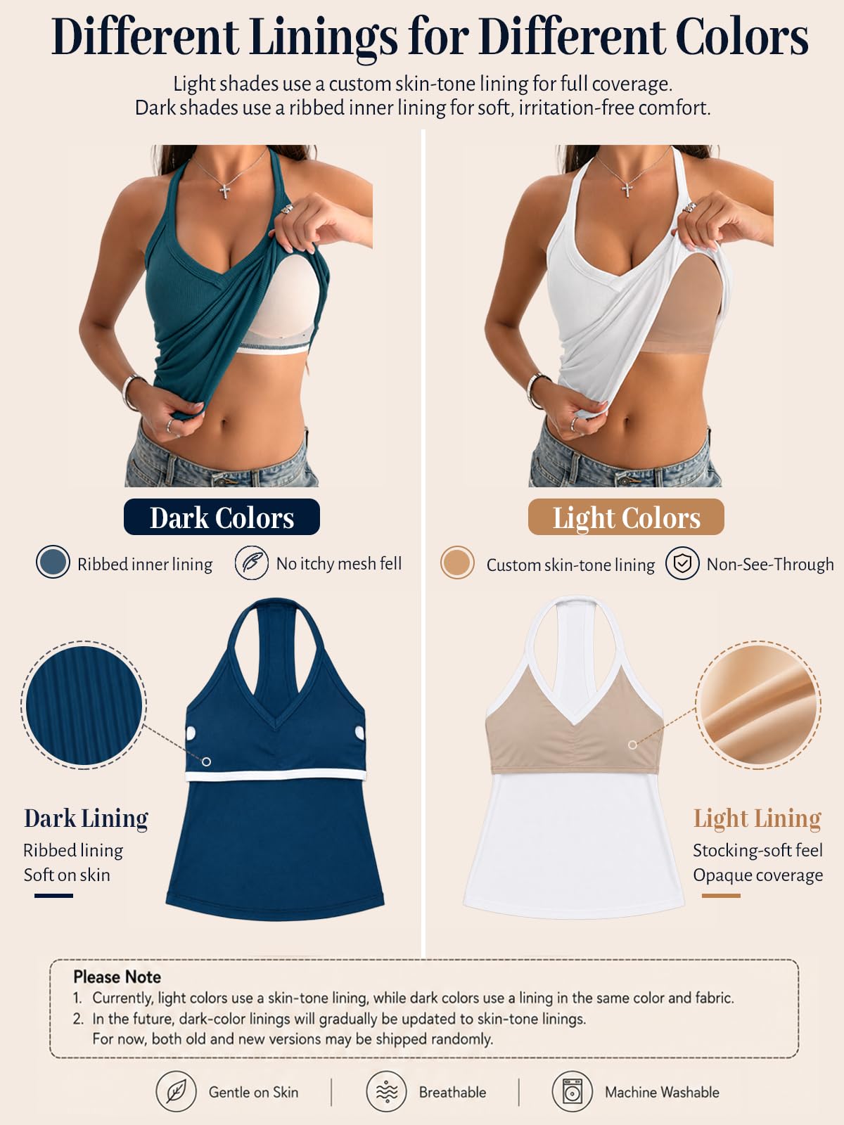 Danysu V Neck Cotton Tank Tops with Built-in Shelf Bra Sleeveless Racerback Fitted Basic Cami Shirts Bright White S 🍁 All In One Marketplace Canada