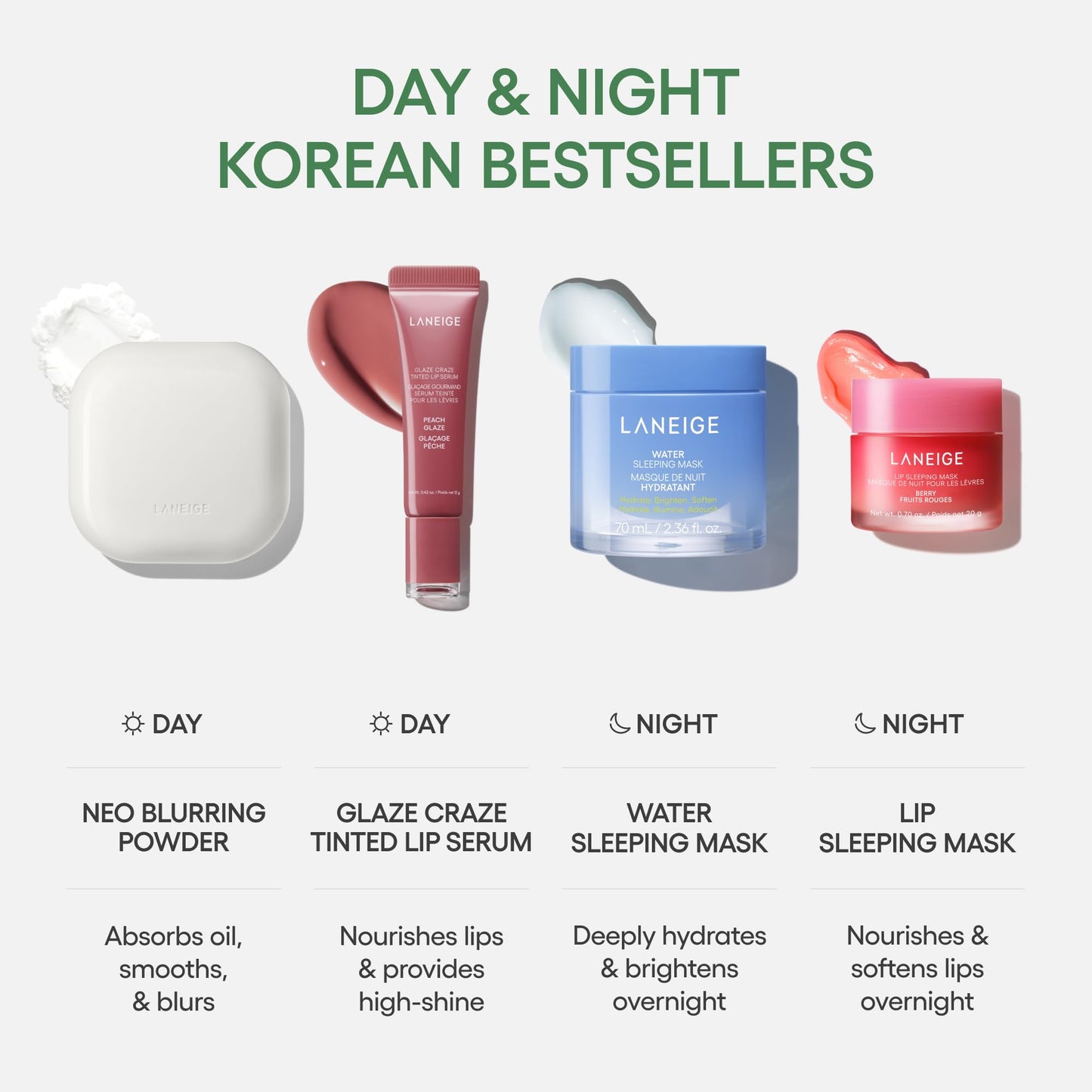 LANEIGE Neo Blurring Powder: Korean Oil-Control Compact with Pore Blurring, Smoothing Finish & Travel-Friendly, No-Spill Packaging 🍁 All In One Marketplace Canada