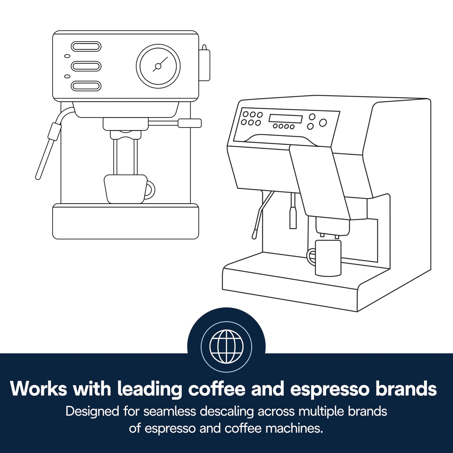 De'Longhi EcoDecalk Descaler, Eco-Friendly Universal Descaling Solution for Coffee & Espresso Machines, 16.90 oz (5 uses) 🍁 All In One Marketplace Canada