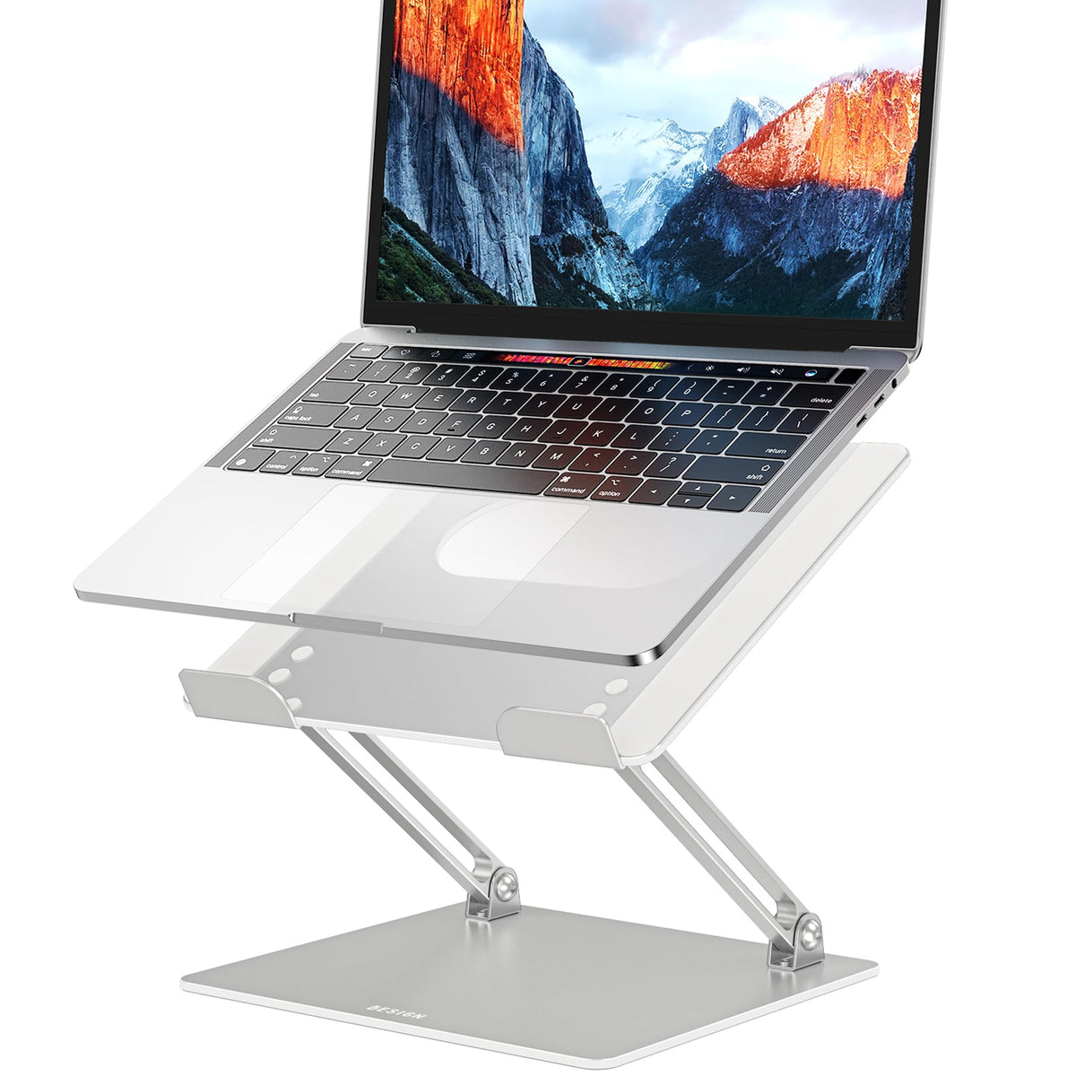 Besign LS10 Laptop Stand for Desk, Ergonomic Adjustable Notebook Tablet Stand, Riser Holder Computer Stand Compatible with Air, Pro, Dell, HP, Lenovo More 10-14" Laptops, Lapdesks (Silver) 🍁 All In One Marketplace Canada