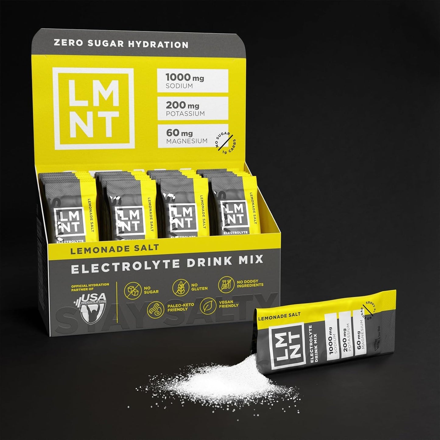 LMNT Zero Sugar Electrolytes - Lemonade | Drink Mix | 30-Count 🍁 All In One Marketplace Canada