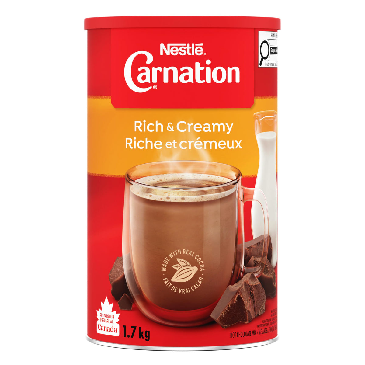 CARNATION Rich And Creamy Hot Chocolate, 1.7 kg 🍁 All In One Marketplace Canada
