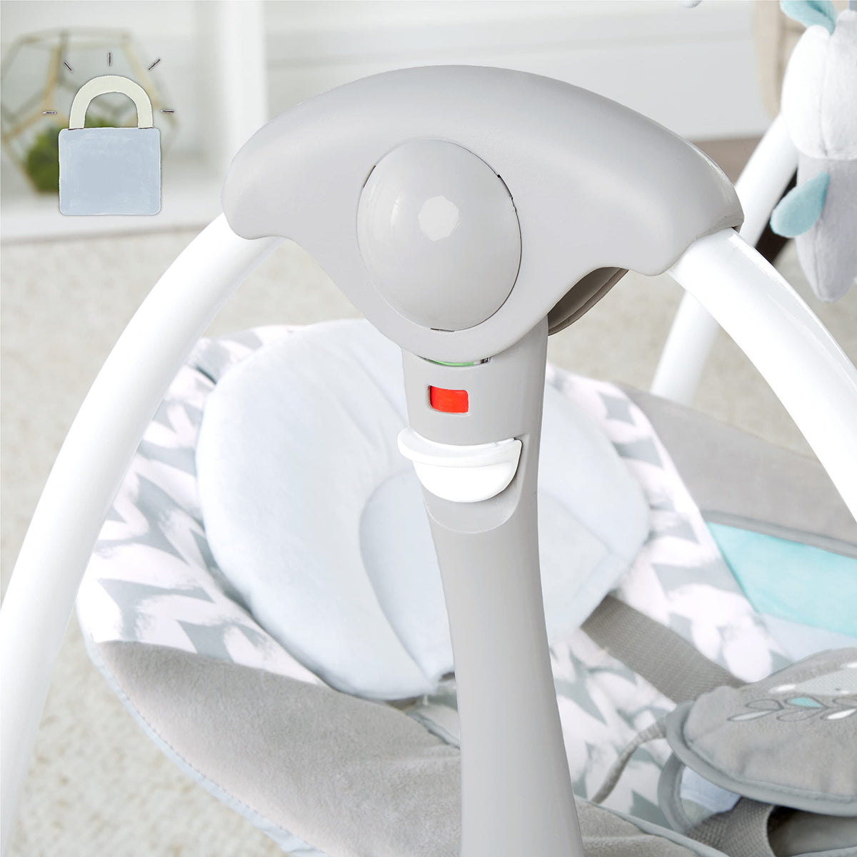 Ingenuity ConvertMe 2-in-1 Compact Portable Automatic Baby Swing & Infant Seat, Battery-Powered Vibrations, Nature Sounds, 0-9 Months 6-20 lbs (Raylan) 🍁 All In One Marketplace Canada