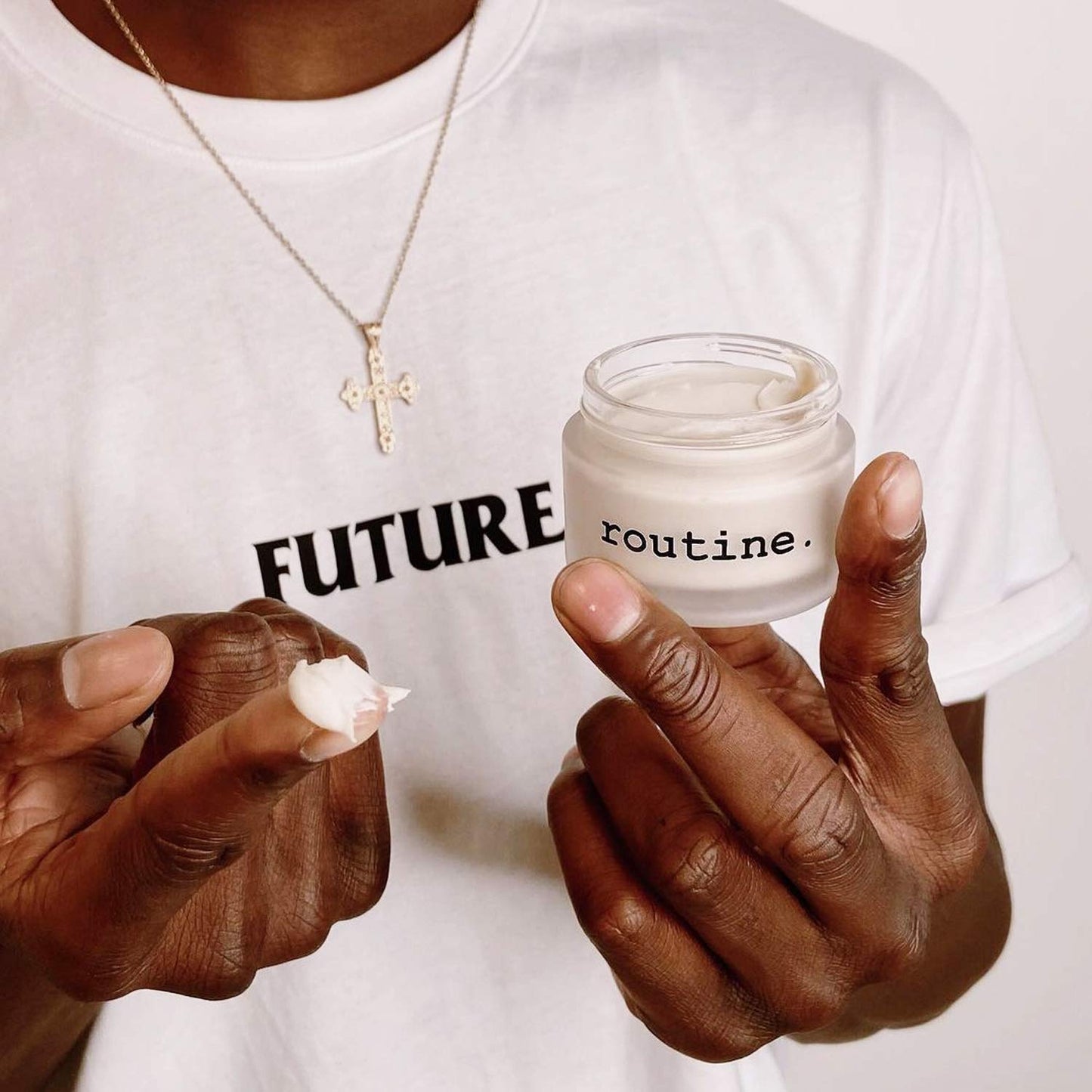 Routine Deodorant | The Curator (Baking Soda Free, Eucalyptus, Geranium, Black Spruce & Cocoa) | 58g, Aluminum Free Deodorant for Women & Men (Cream Jar formula) 🍁 All In One Marketplace Canada
