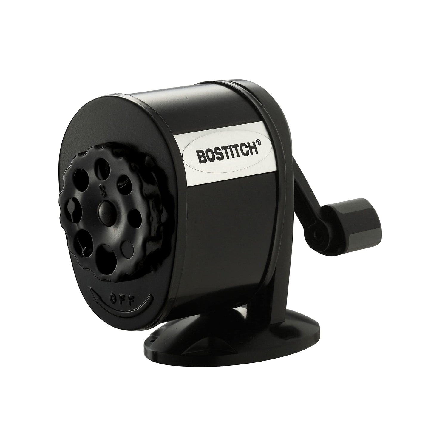Bostitch Office Wall Mount Manual Pencil Sharpener, Tip Saver, 8 Hole Dial, 6X Longer Cutter Life, Vertical or Horizontal Mounting Black (MPS1-BLK) 🍁 All In One Marketplace Canada