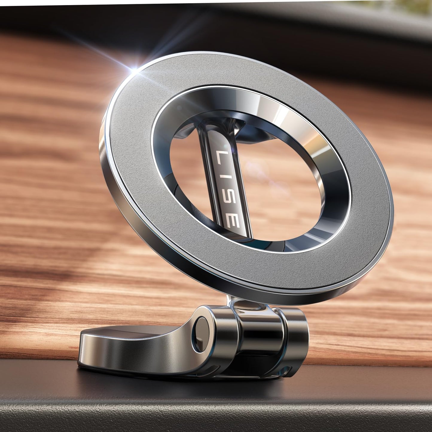 LISEN for MagSafe Car Mount, [24 Strong Magnet] 360° Rotation Magnetic Phone Holder Car Support Cellulaire Auto iPhone Car Holder Mount Dash Phone Mount for iPhone 17 Pro Max Air 16 Plus 15 14 13 12 🍁 All In One Marketplace Canada
