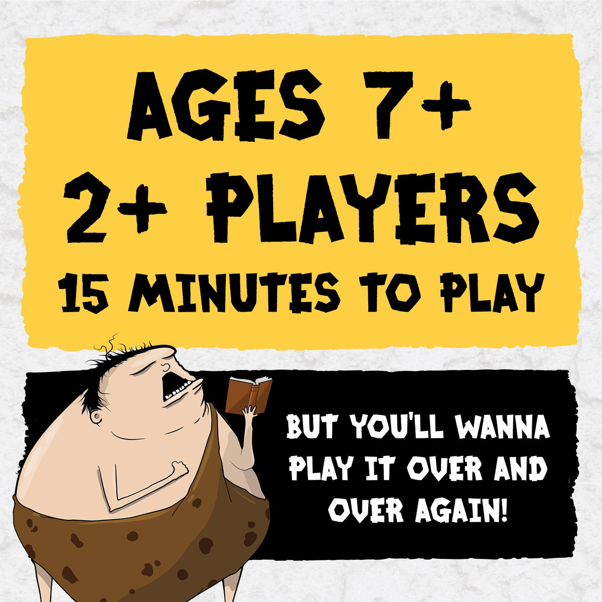 Poetry for Neanderthals by Exploding Kittens - 2+ Players - Ages 7+ - 15 Minutes to Play - Competitive Word Guessing Game - Party Game, Family Game Night, Kid and Adult Card Game 🍁 All In One Marketplace Canada
