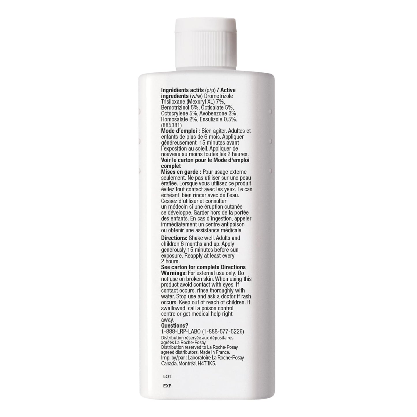La Roche-Posay Anthelios Ultra Fluid Body Sunscreen Broad Spectrum SPF 50+, Reef Safe, Non-Greasy Matte Finish, 80 Min Water & Sweat Resistant, Fragrance Free, Dermatologist Recommended, 125ML 🍁 All In One Marketplace Canada