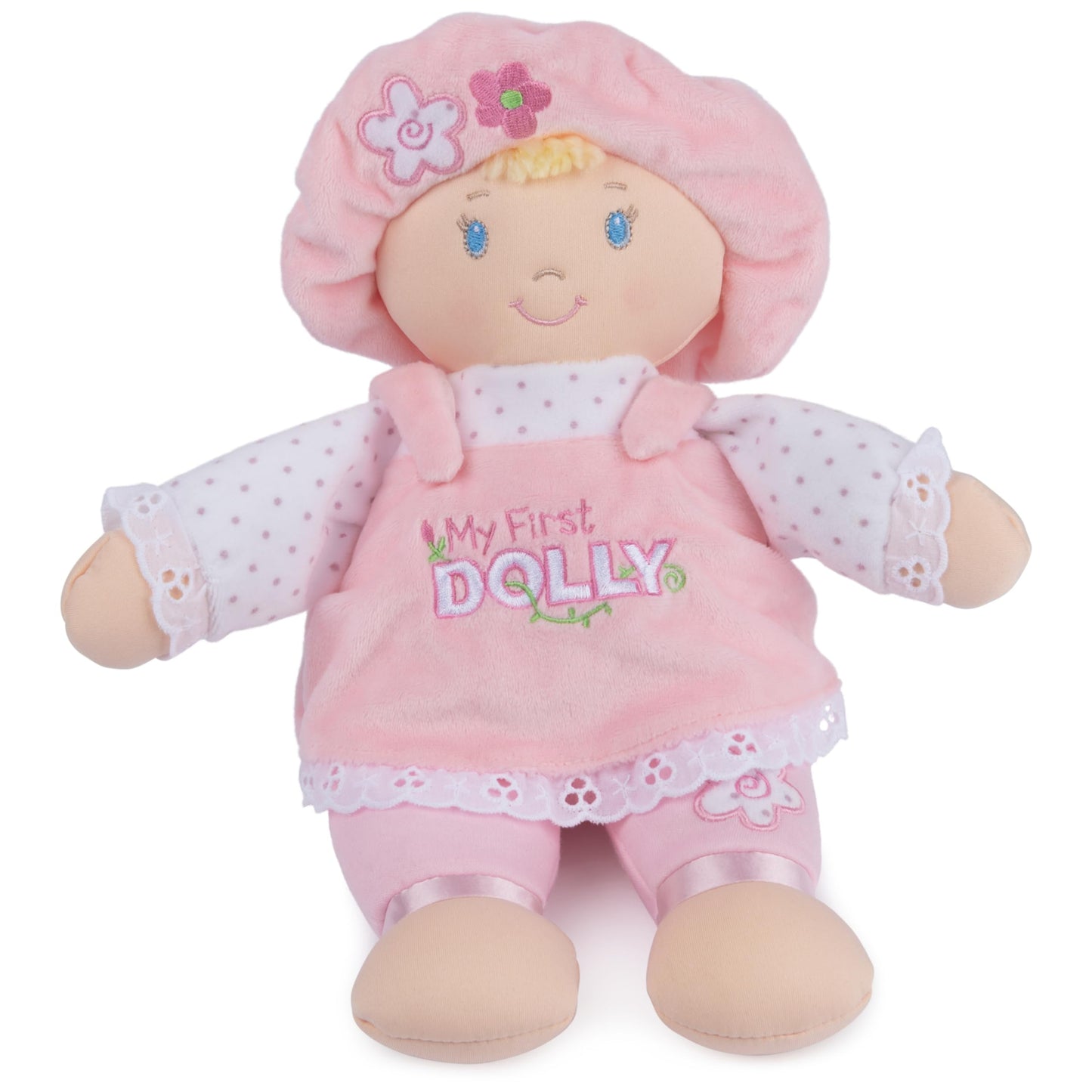 GUND Baby My First Dolly, Plush Doll for Babies and Toddlers, Pink/White, 13” 🍁 All In One Marketplace Canada