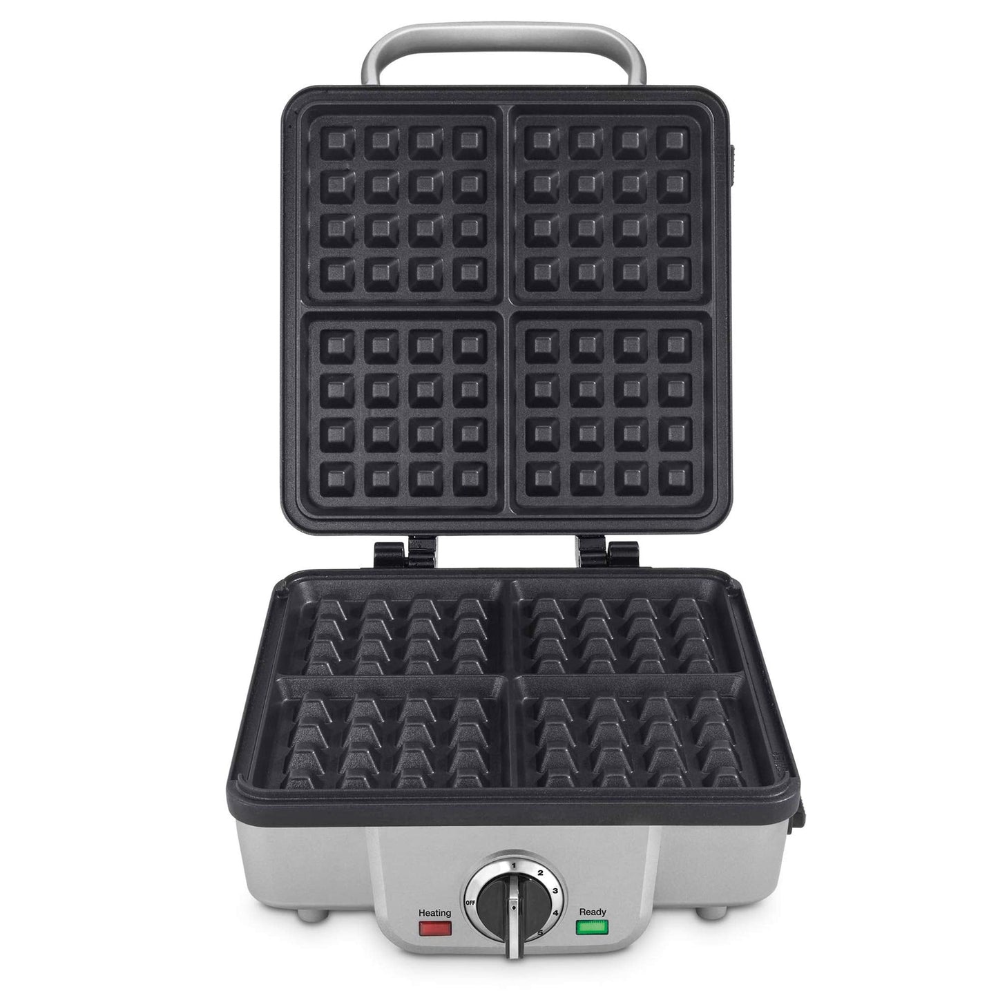 Cuisinart Belgian Waffle Maker with Pancake Plate, Non-Stick Removable Plates, Silver, WAF-350C 🍁 All In One Marketplace Canada