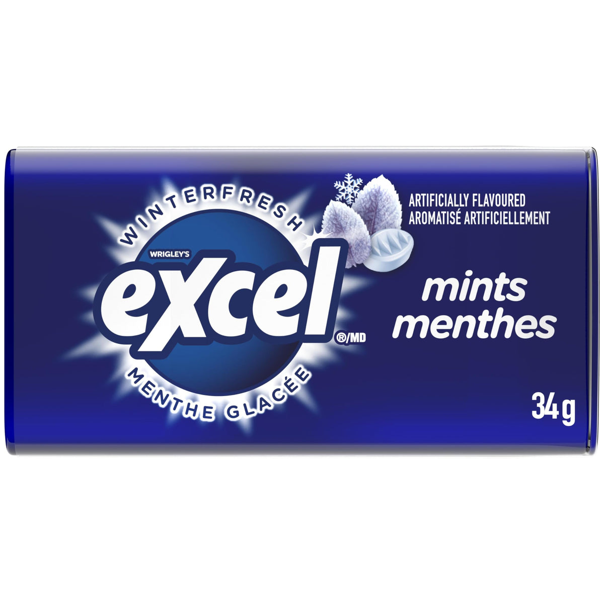 EXCEL, Winterfresh Flavoured Mints, 34g, Tin, 8 Packs 🍁 All In One Marketplace Canada
