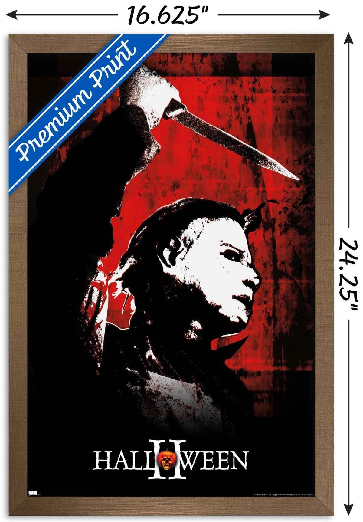 Halloween II - Red Wall Poster