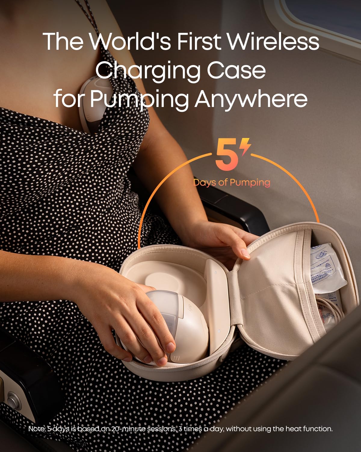eufy Security Breast Pump Series S1 Pro, Electric Hands-FreeBreast Pump with Heating Technology, Portable Charging Case, App Controlled Smart Rhythm, Hospital-Grade Suction, Leak-Proof and Ultra-Quiet 🍁 All In One Marketplace Canada