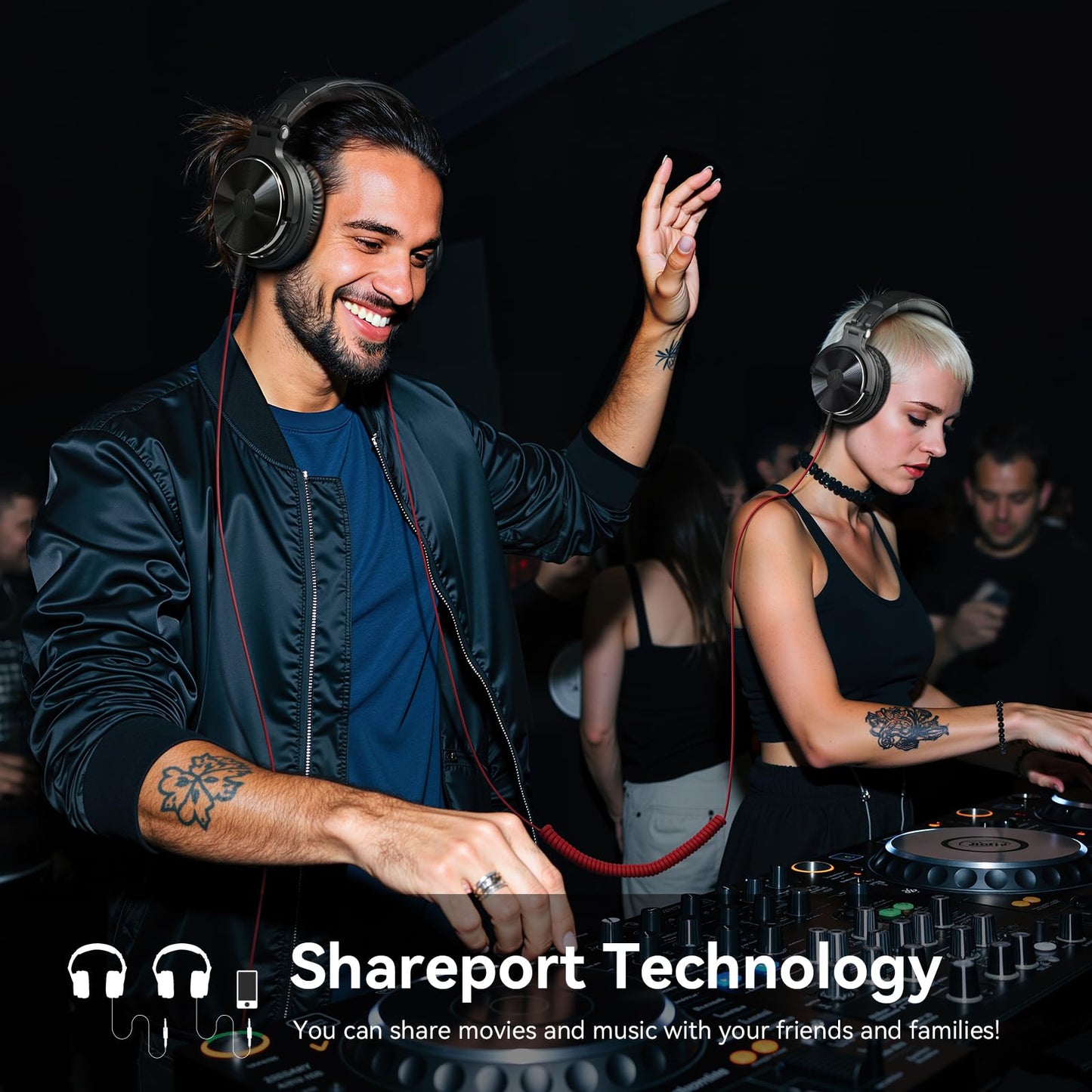 OneOdio Pro-10 Over Ear Wired Headphones for School Studio Monitor & Mixing DJ Stereo Headsets, 50mm Neodymium Drivers, in-Line Mic, 3.5mm/6.35mm Jack for AMP Computer Recording Phone Piano Guitar 🍁 All In One Marketplace Canada