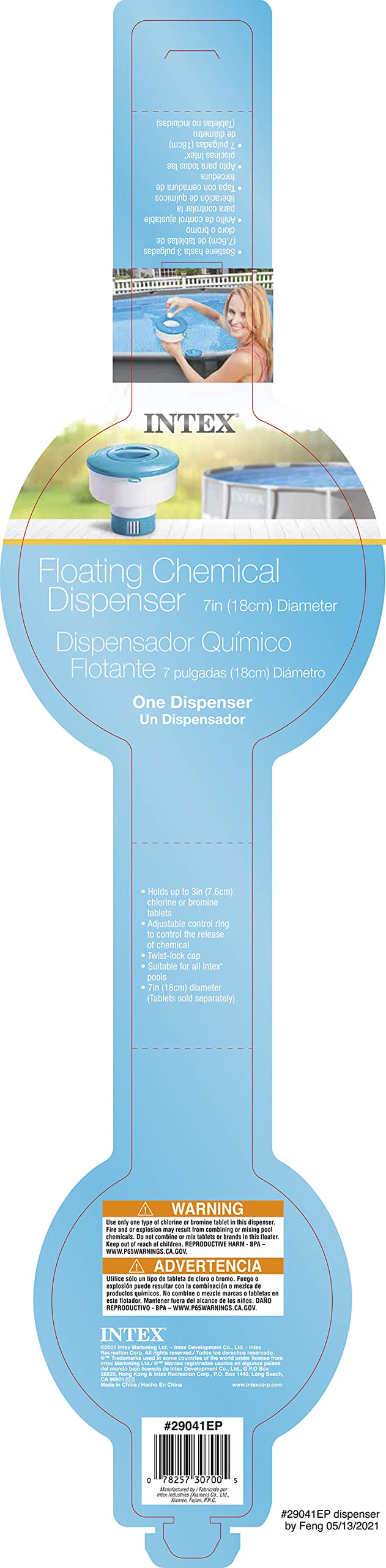 Intex Floating Chemical Dispenser for Pools, 7-Inch 🍁 All In One Marketplace Canada