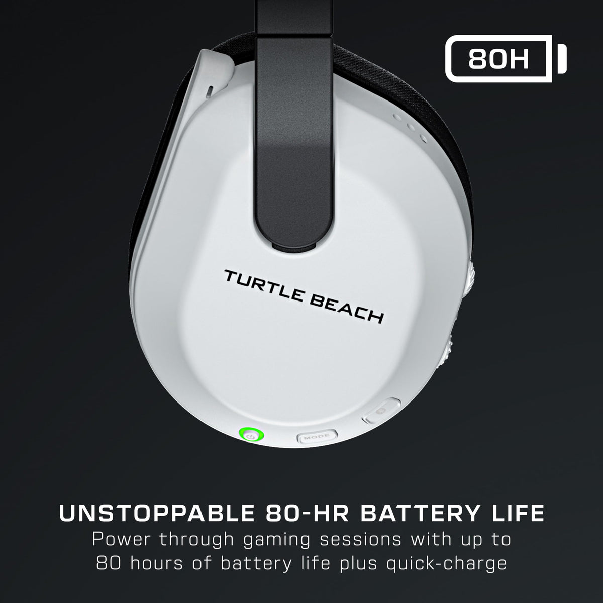 Turtle Beach Stealth 600 Wireless Multiplatform Amplified Gaming Headset for PS5, PS4, PC, Nintendo Switch & Mobile – Bluetooth, 80-Hr Battery, Noise-Cancelling Flip-to-Mute Mic, 50mm Speakers – White 🍁 All In One Marketplace Canada