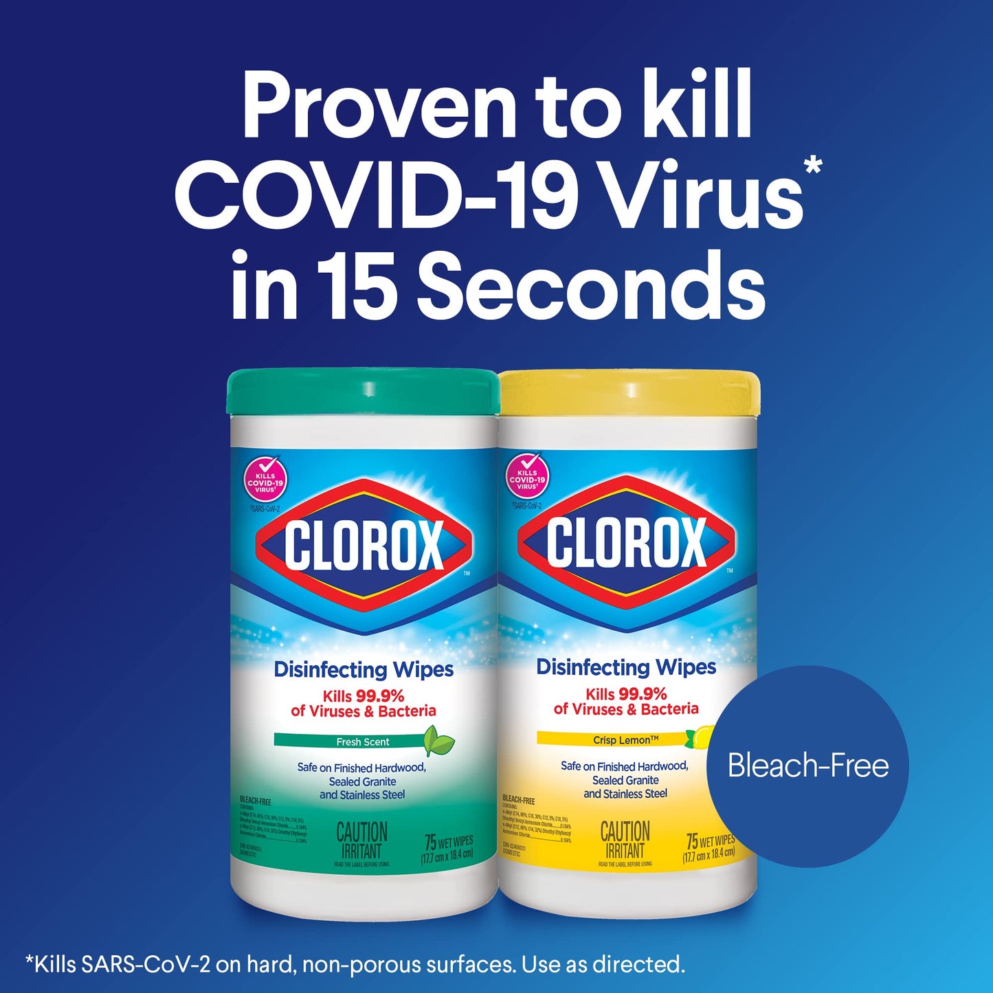 Clorox Disinfecting Wipes, Fresh Scent, 75 Count, Multi-Pack of 6 Canisters 🍁 All In One Marketplace Canada