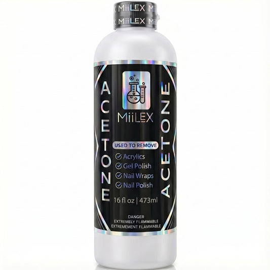 Acetone 16oz Made in Canada - Nail Polish Remover, Professional Strength Gel, Acrylic & Dip Remover – Fast Acting 🍁 All In One Marketplace Canada