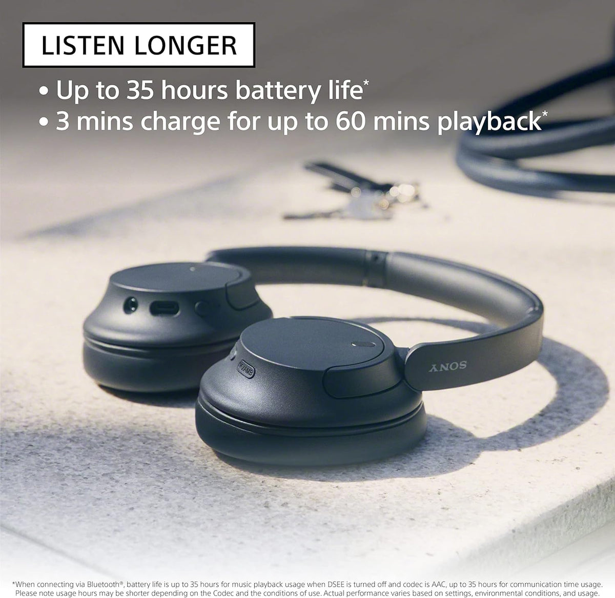 Sony WH-CH720N Noise Cancelling Wireless Headphones Bluetooth Over The Ear Headset with Microphone and Alexa Voice Control, O/S, Blue 🍁 All In One Marketplace Canada