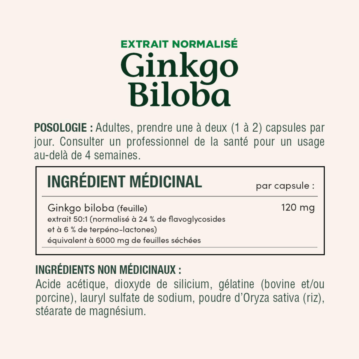 NATURE'S BOUNTY Gingko Biloba, 120 mg, Value Size, Helps to Enhance Cognitive Function, 180 Capsules, 78.5 g 🍁 All In One Marketplace Canada