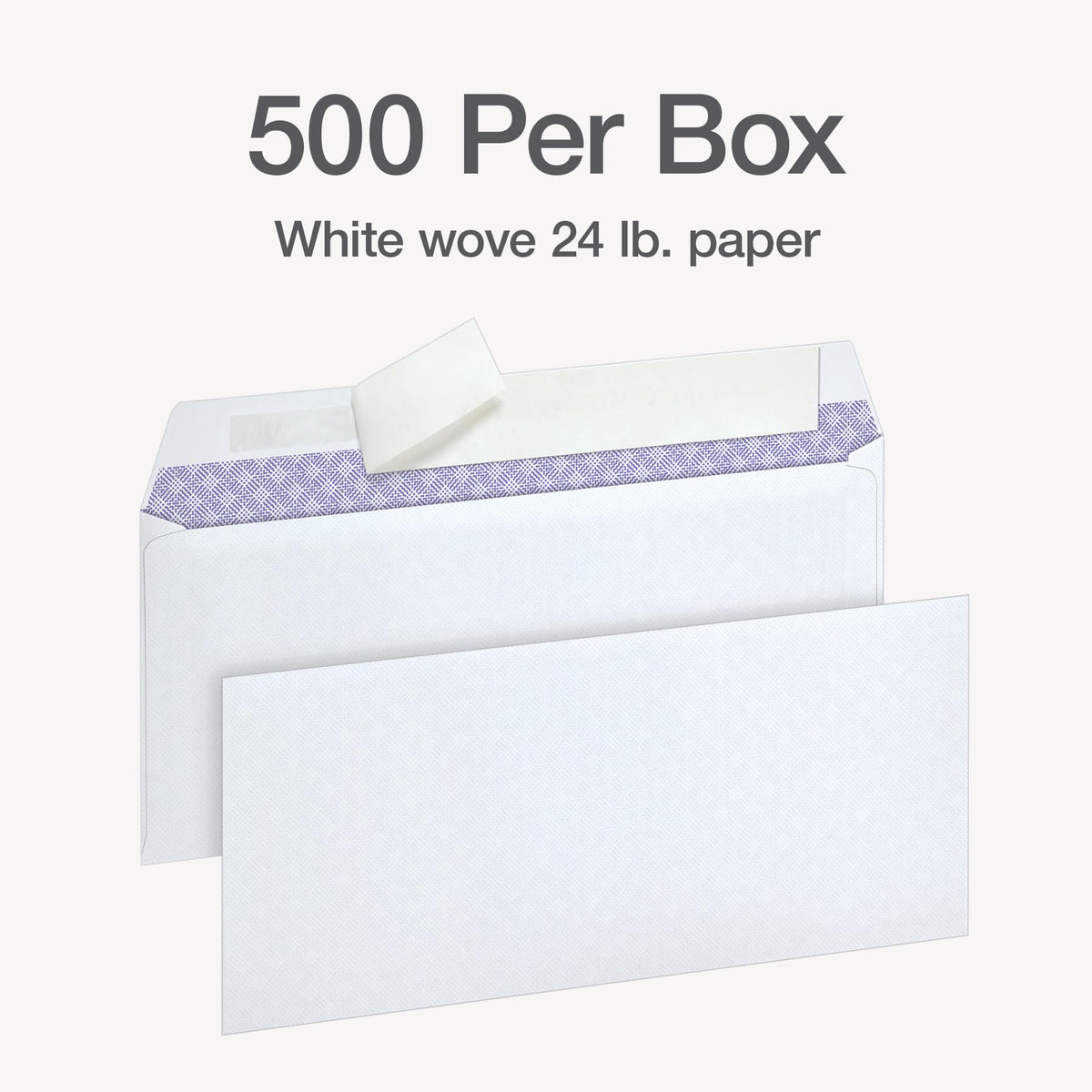 Oxford Envelopes, #10 Business Size, Security Tint, Peel & Seal Closure, 24 lb White Paper, Privacy Protection for Checks & Invoices, 500-Pack for Office or Home Mailing 🍁 All In One Marketplace Canada