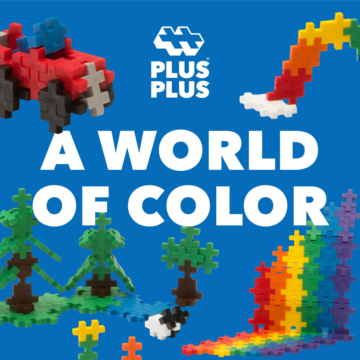 PLUS PLUS - 600 Pcs 12 x 20 mm Basic Colors Set Building Blocks 🍁 All In One Marketplace Canada