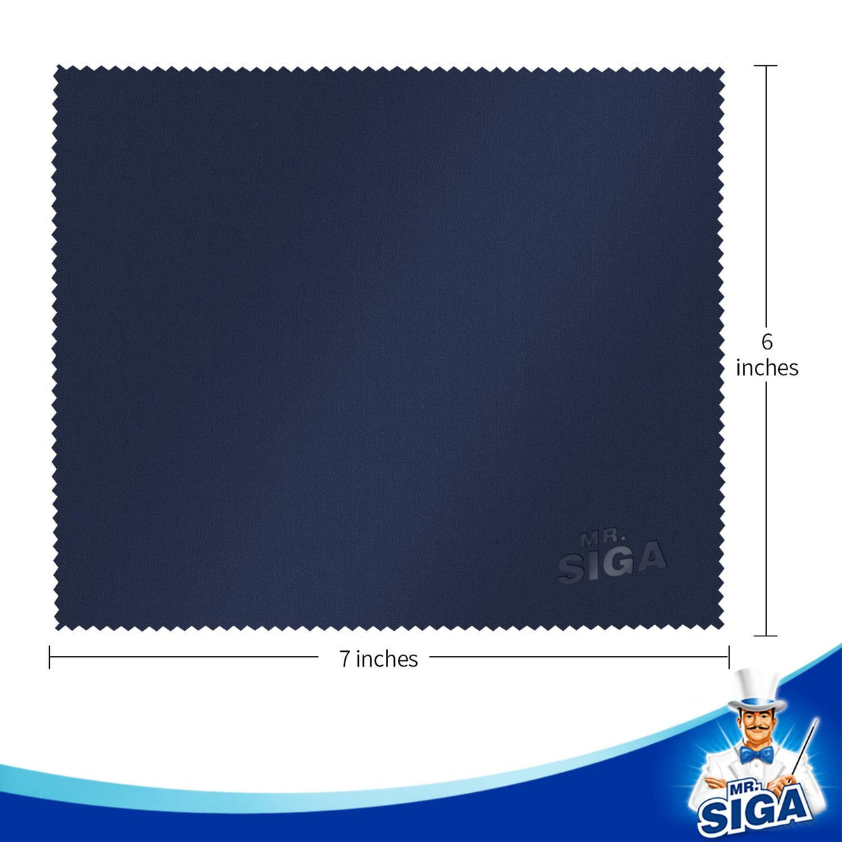 MR.SIGA Premium Microfiber Cleaning Cloths for Lens, Eyeglasses, Screens, Tablets, Glasses, 6 Pack, 6 x 7 inch 🍁 All In One Marketplace Canada