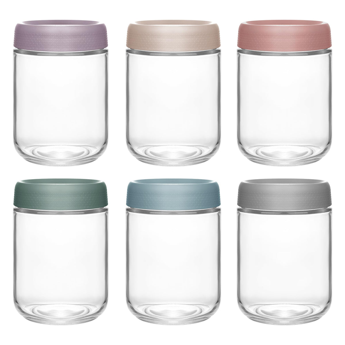Xileanalee Overnight Oats Containers with Lids 6 Pack-16 Oz Mason Jar with Lids-Overnight Oats Jars Glass Food Storage Containers for Chia Seed Pudding Salad Cereal Coffee Spices 🍁 All In One Marketplace Canada