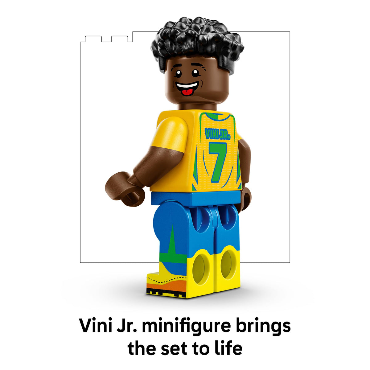 LEGO Editions Vini Jr. – Soccer Highlights - Building Set for Boys & Girls, Ages 10+ - Collectible Soccer Gift W/Plaque - Kids Bedroom or Shelf Decor - 43027 🍁 All In One Marketplace Canada