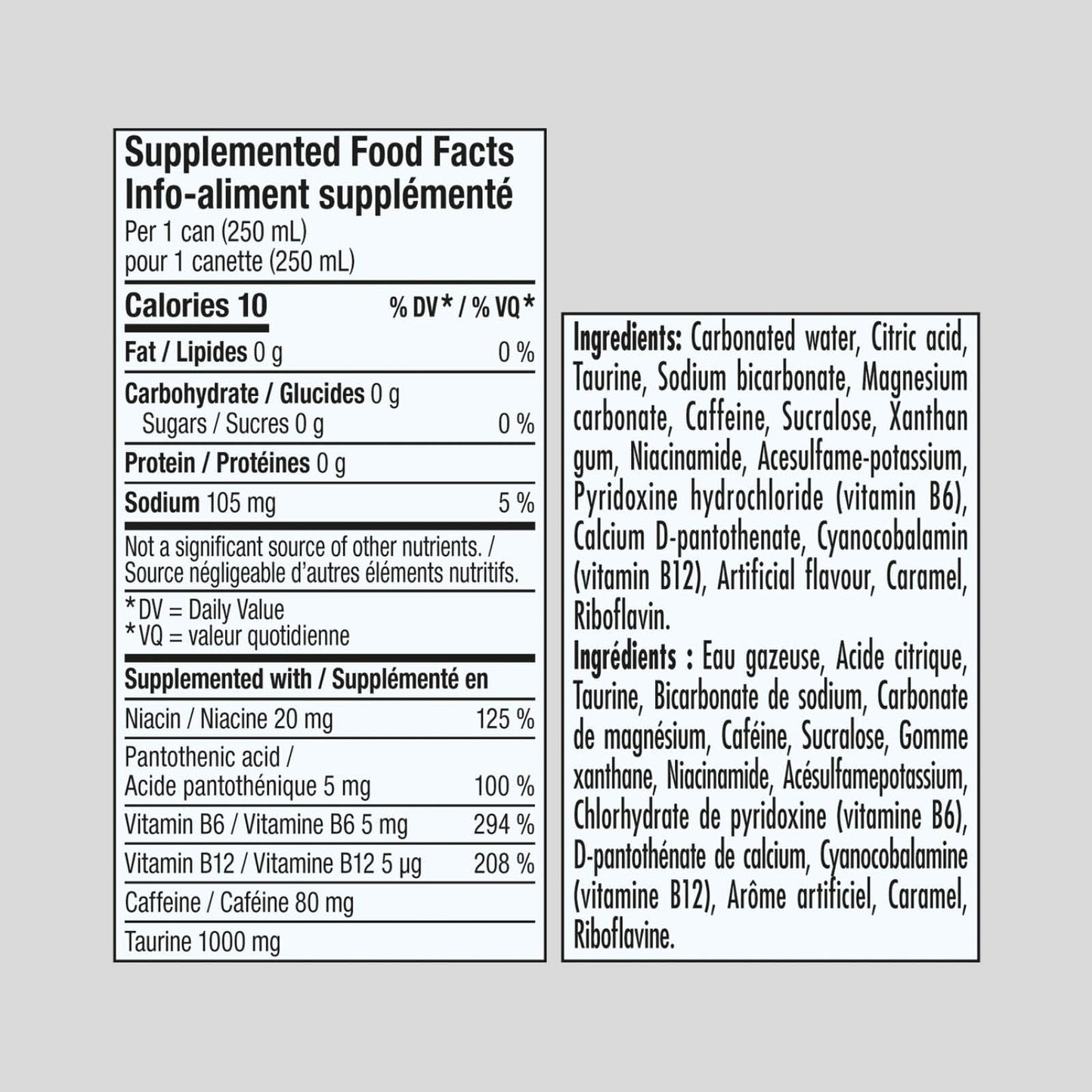 Red Bull Energy Drink, Sugar Free, 250 millilitre (Pack of 24) 🍁 All In One Marketplace Canada