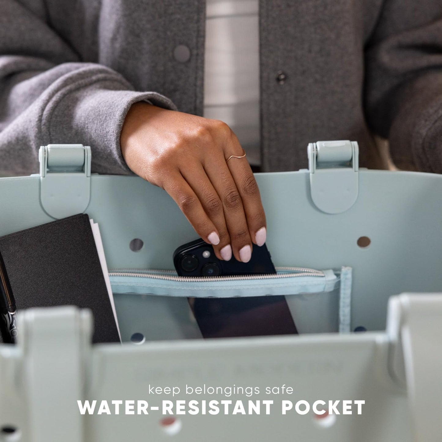 Simple Modern Waterproof Rubber Beach Bag | Extra Large | Beige 🍁 All In One Marketplace Canada