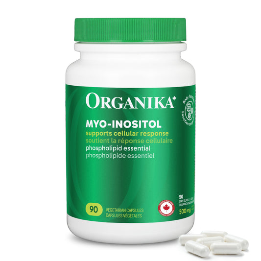 Organika Canadian-Made Inositol (Myo-Inositol)- Cellular Response, Mood Balance, Insulin Support- 90vcaps 🍁 All In One Marketplace Canada