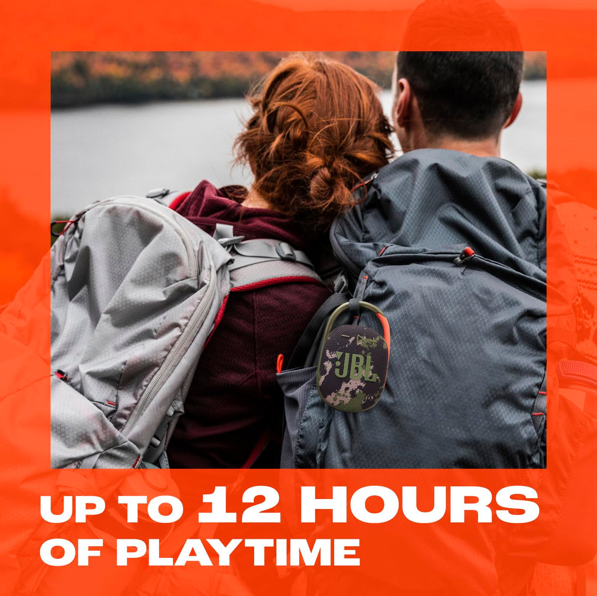 JBL Clip 5 - Ultra-Portable, Waterproof and Dustproof Bluetooth Speaker, Integrated Carabiner, Up to 12 Hours of Play, Made in Part with Recycled Materials (White) 🍁 All In One Marketplace Canada